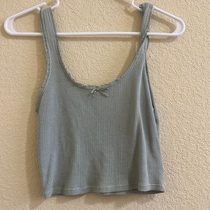 light green tank top!